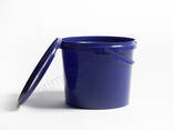 1.1 L round food grade plastic bucket (container) from manufacturer in Ukraine - Prime Box - фото 1