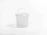 2.25 L food grade round plastic bucket (container) from Ukrainian manufacturer - Prime Box - фото 1