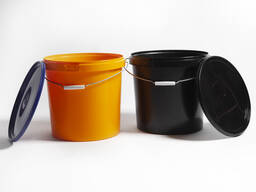 21 L round plastic bucket (container) with lid from manufacturer Prime Box (UA)