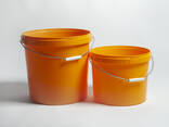 21 L round plastic bucket (container) with lid from manufacturer Prime Box (UA) - photo 1