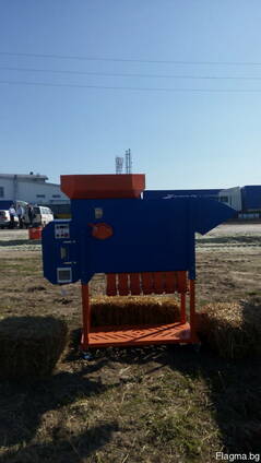 Aerodynamic grain separator