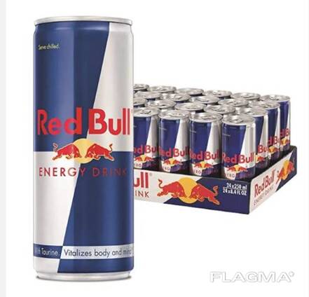 Енергийна напитка Red Bull, без захар, 8,4 течни унции, 24 броя