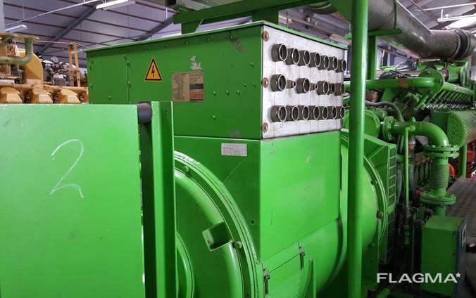 Б/У газовый двигатель Jenbacher J320 GS B05,1000 Квт,1996 г.