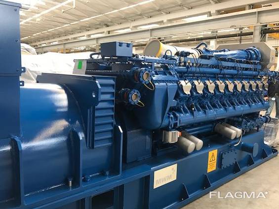 Б/У газовый двигатель MWM TCG 2020 V20, 2000 Квт, 2012 г. в.