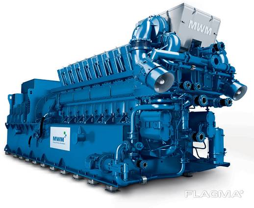 Б/У газовый двигатель MWM TCG 2020 V20, 2000 Квт, 2018 г. в.