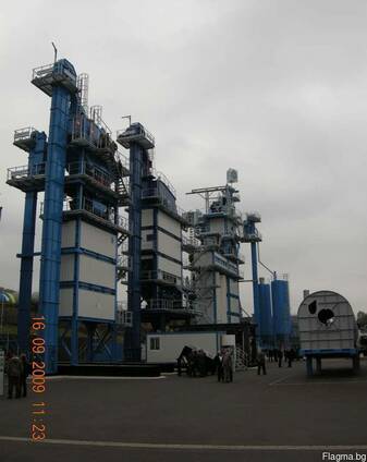 Употребявана стационарна асфалтосмесителна инсталация Benninghoven TBA-200 т/ч