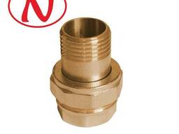 Brass Straight connector 1/2 /HS