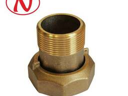 Brass water meter coupling set - 1/2" /С