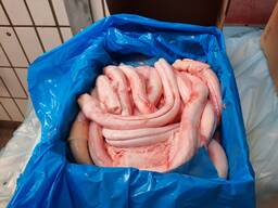 Frozen beef pizzles