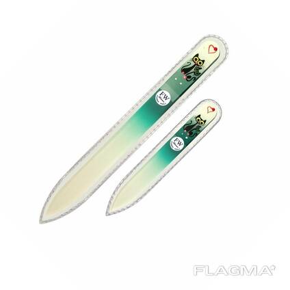 Fulgent World Glass Nail Files 3D Series – Set of 2 (Alphonse Mucha #3)