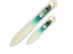 Fulgent World Glass Nail Files 3D Series – Set of 2 (Alphonse Mucha #3)