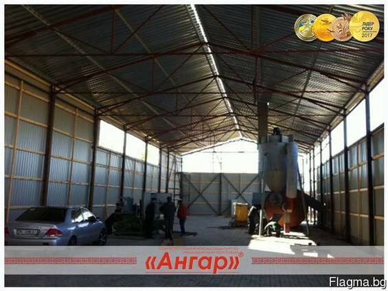 Изготовление прямостенных ангаров под ключ на самых выгодных