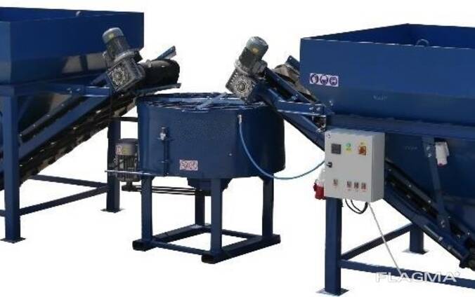 Мини бетонобъркачка Полуавтоматична SUMAB 3 м3/ч