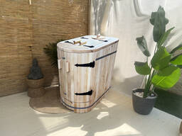 Mini sauna Cedar, phito barrel sauna, home sauna, 1 person sauna