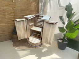 Mini sauna Linden, phito barrel sauna with steam generator