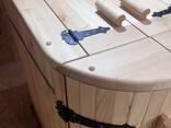Mini sauna Cedar, phito barrel sauna, home sauna, 1 person sauna - фото 3