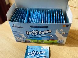 Напитката е мляко на прах 26% масленост.