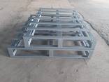 Паллеты оцинкованные металлические четырехсторонние - фото 3
