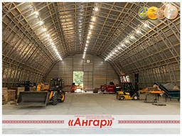 Полигональные металлические здания/ ангары