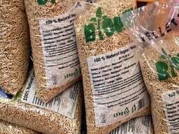 Premium Wood Pellets 6mm EN Plus A1 Class Pellet Abete in 15kg Bags Wood Pellets Price