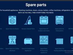 Spare parts for household appliances