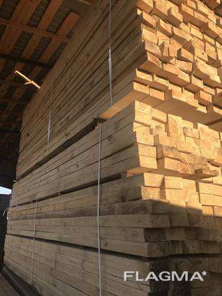 Sawn timber pine 50*100 /Доска сосновая обрезная 50*100 mm