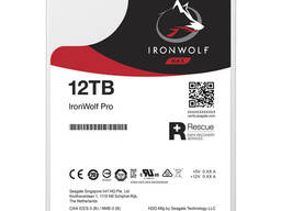 Seagate 12TB IronWolf Pro 7200 rpm SATA III 3.5 Internal NAS HDD (CMR)