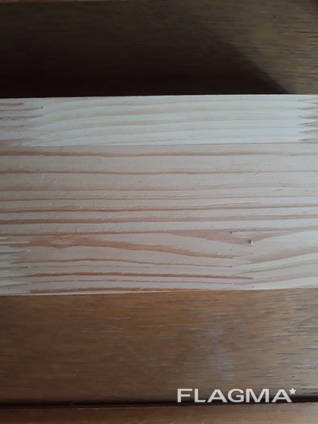 Срощенный брусок из ели и сосны