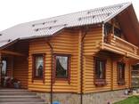 Сруб дома, бани из оцилиндрованного бревна - фото 7
