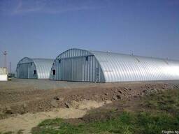 Безрамкови хангари от поцинкована стомана