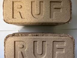 Топливные древесные брикеты RUF (RUF- брикет) из 100% дуба, качество ПРЕМИУМ