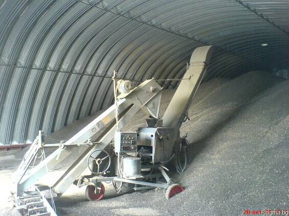 Зернохранилища стальные арочные - металлические амбары